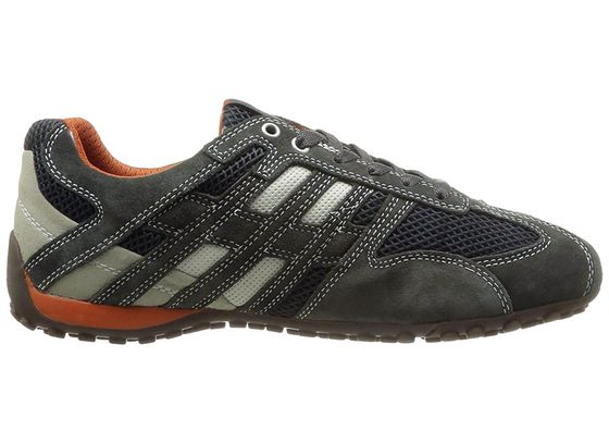 GEOX Herren Sneaker UOMO Snake Grün Geox SNAKE Grau Weiss Schuhe Sneaker Low Herren 69